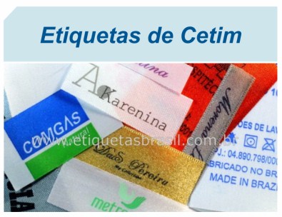 Etiquetas de Cetim