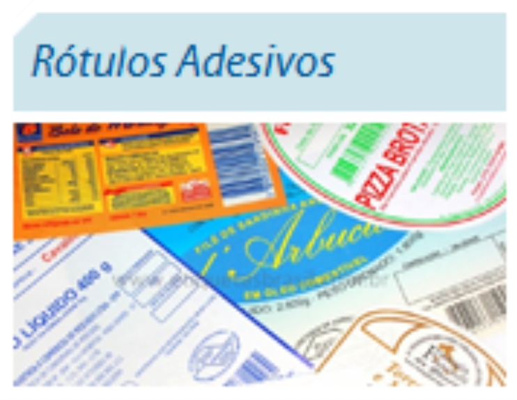 r&oacute;tulos adesivos
