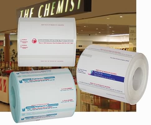 etiqueta para farmácias adesivas