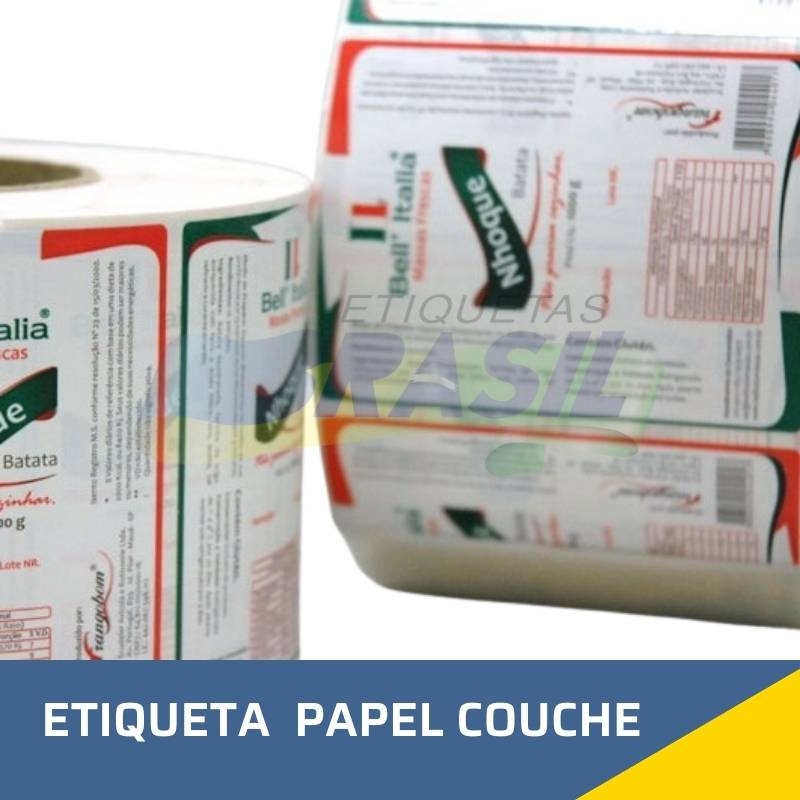 Etiquetas em Papel Couchê