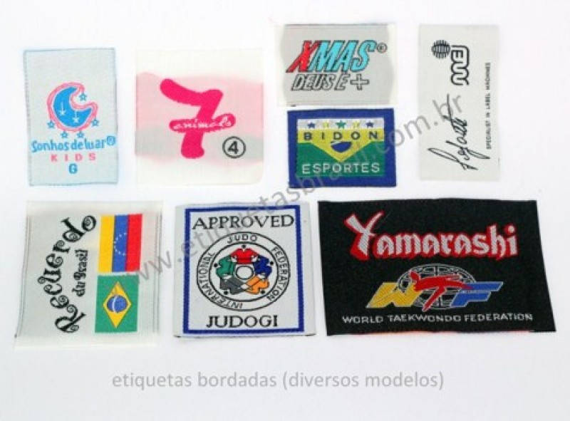 Etiquetas Bordadas