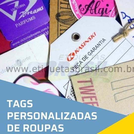 Tags Personalizadas de Roupas - Etiquetas Brasil