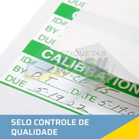 Quality Check Selo Selo de Qualidade e Controle