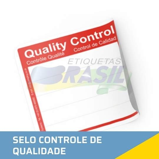 Quality Check Selo Selo de Qualidade e Controle