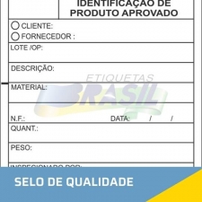 Quality Check Selo Selo de Qualidade e Controle